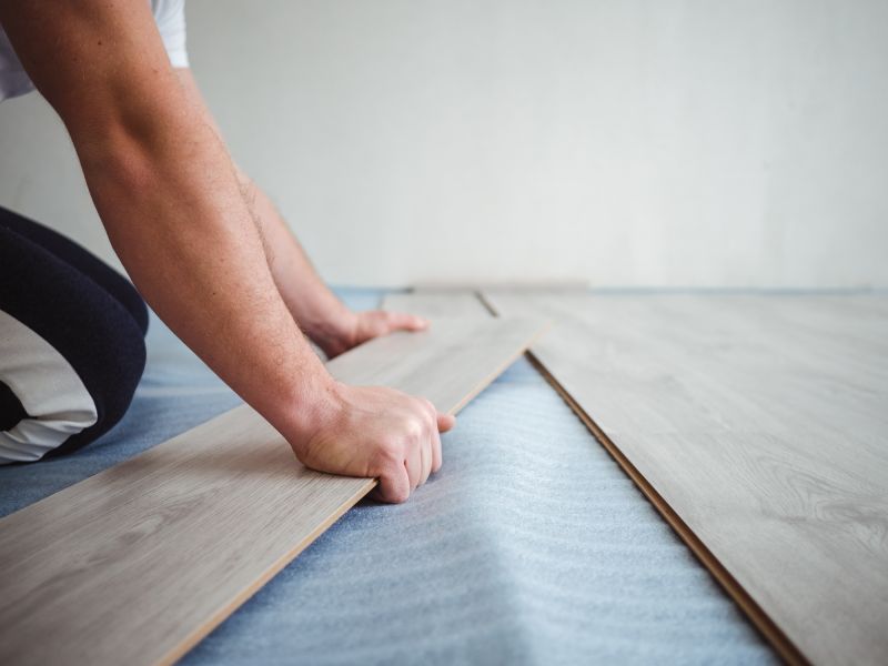 Laminate Flooring Repair detail