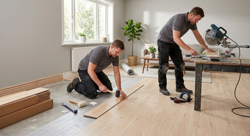 Laminate Floor Installation in Fredericksburg, VA