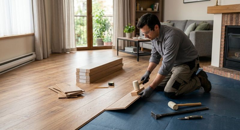 Plank Laminate Installation in Greensboro, NC