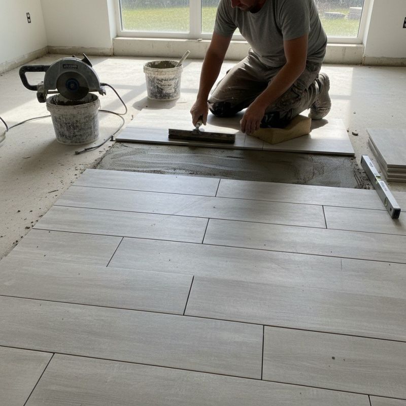 Travertine Floor Installation in Alexandria, VA