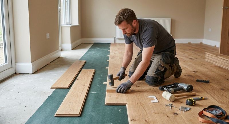 Walnut Flooring Installation in Manassas, VA